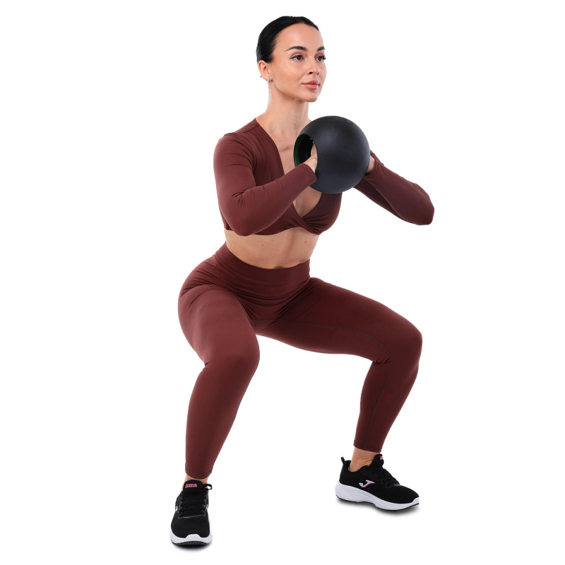 Гиря-дзвін чавунна пофарбована BALL BELL LiveUp LP8047-18LB вага 8кг чорний