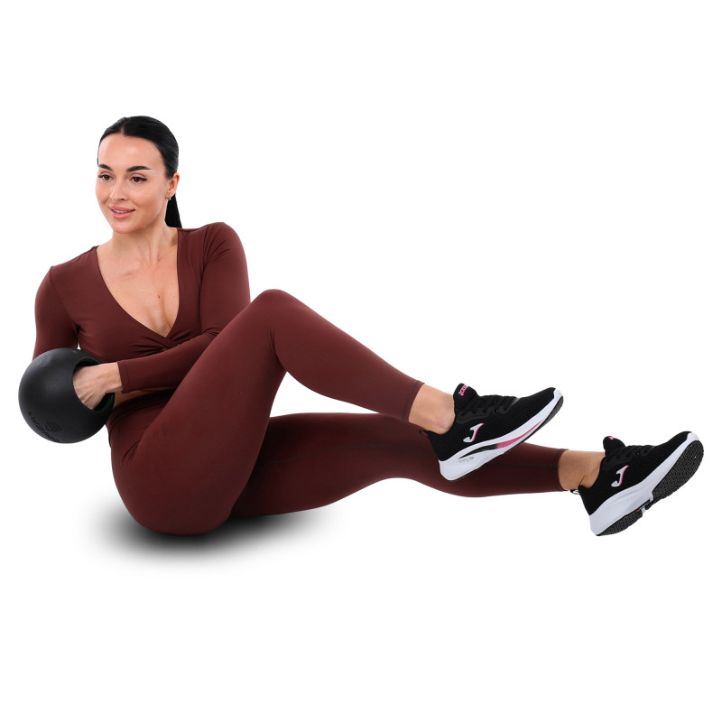 Гиря-дзвін чавунна пофарбована BALL BELL LiveUp LP8047-18LB вага 8кг чорний