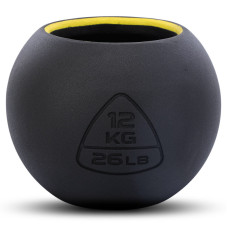 Гиря-дзвін чавунна пофарбована BALL BELL LiveUp LP8047-26LB вага 12кг чорний