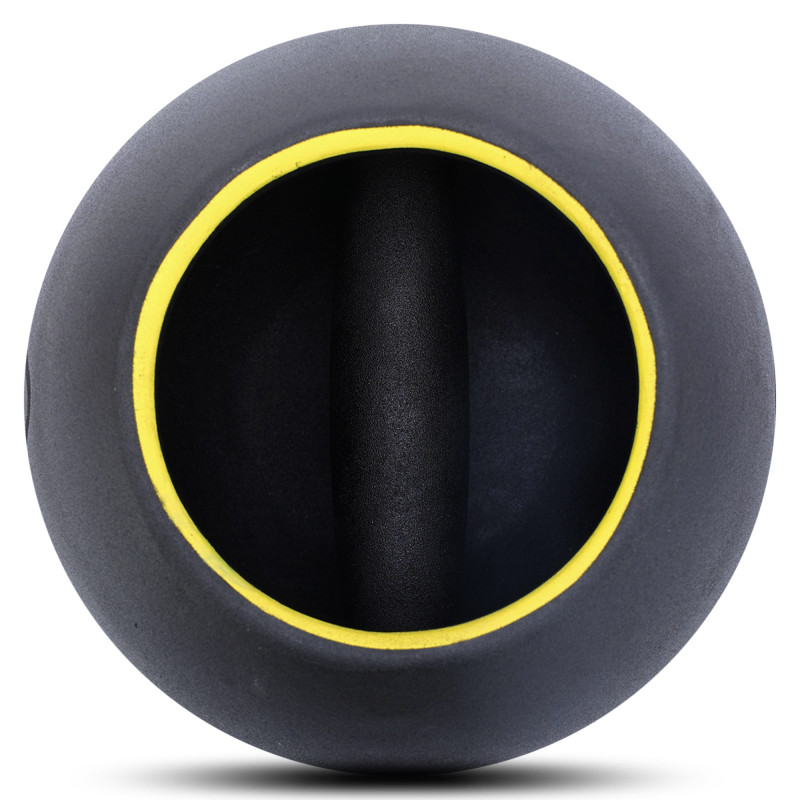 Гиря-дзвін чавунна пофарбована BALL BELL LiveUp LP8047-26LB вага 12кг чорний