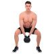Гиря-дзвін чавунна пофарбована BALL BELL LiveUp LP8047-26LB вага 12кг чорний