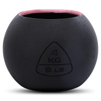 Гиря-дзвін чавунна пофарбована BALL BELL LiveUp LP8047-9LB вага 4кг чорний
