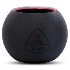 Гиря-дзвін чавунна пофарбована BALL BELL LiveUp LP8047-9LB вага 4кг чорний