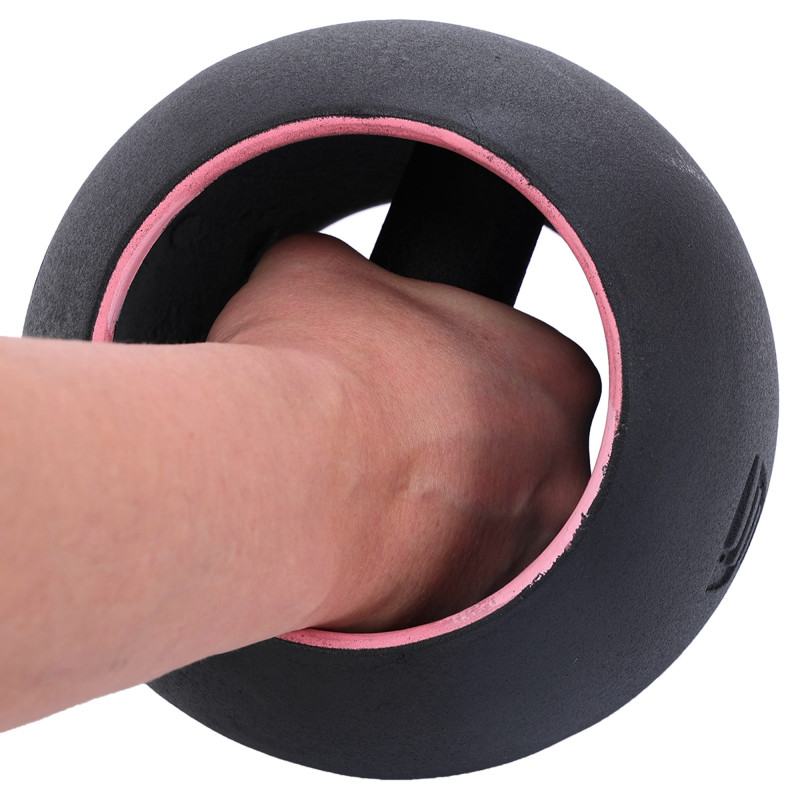 Гиря-дзвін чавунна пофарбована BALL BELL LiveUp LP8047-9LB вага 4кг чорний