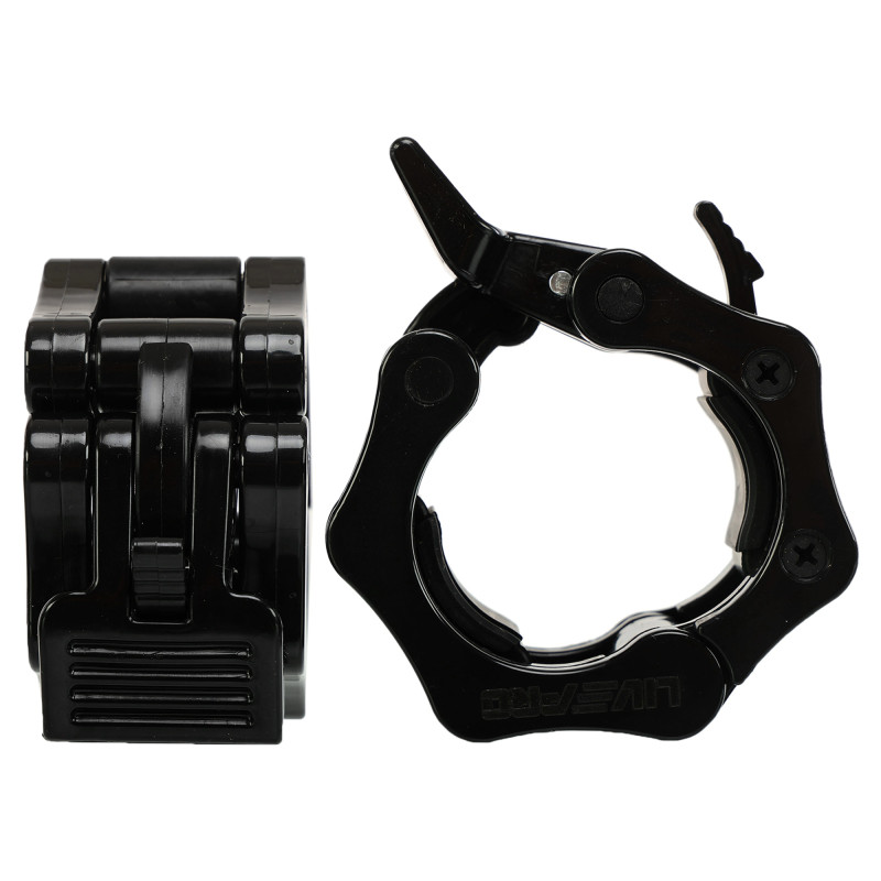Замки швидкознімні для грифа Lock-Jaw PRO LiveUp LP8061 2шт діаметр-50мм чорний