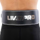 Пояс атлетичний шкіряний LiveUp LP8067 спинка-15см, розмір-M-L чорний
