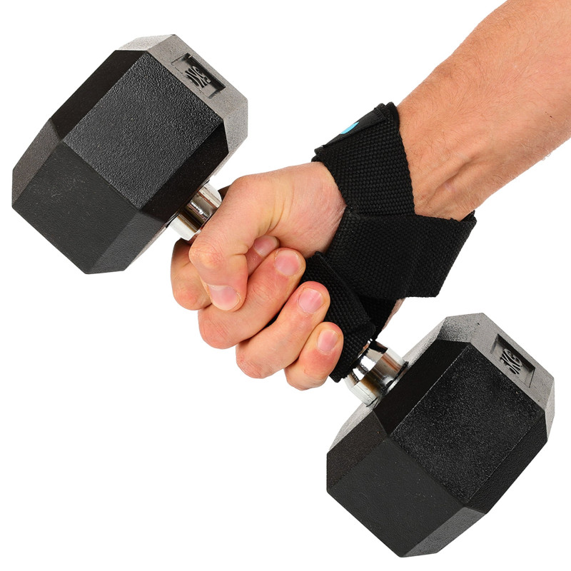 Лямки для тяги LIFTING STRAP LiveUp LP8092 2шт чорний