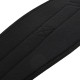 Пояс атлетичний текстильний LiveUp LP8094 спинка-18см, чорний-синій