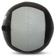 М'яч набивний медичний для кросфіту WALL BALL LiveUp LP8100-10 10кг чорний-сірий