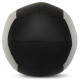 М'яч набивний медичний для кросфіту WALL BALL LiveUp LP8100-10 10кг чорний-сірий