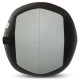 М'яч набивний медичний для кросфіту WALL BALL LiveUp LP8100-12 12кг чорний-сірий