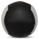 М'яч набивний медичний для кросфіту WALL BALL LiveUp LP8100-8 8кг чорний-сірий