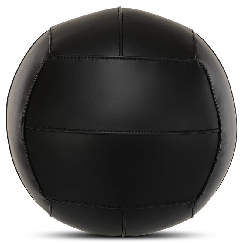 М'яч набивний медичний для кросфіту WALL BALL LiveUp LP8103-2 2кг чорний