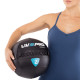 М'яч набивний медичний для кросфіту WALL BALL LiveUp LP8103-2 2кг чорний