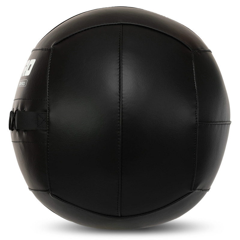 М'яч набивний медичний для кросфіту WALL BALL LiveUp LP8103-6 6кг чорний