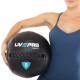 М'яч набивний медичний для кросфіту WALL BALL LiveUp LP8103-8 8кг чорний