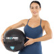 М'яч набивний медичний для кросфіту WALL BALL LiveUp LP8103-8 8кг чорний