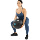 М'яч набивний медичний для кросфіту WALL BALL LiveUp LP8103-8 8кг чорний