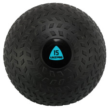 Слембол м'яч набивний для кросфіту та фітнесу Slam Ball LiveUp LP8105-15 15кг чорний
