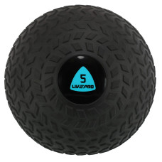 Слембол м'яч набивний для кросфіту та фітнесу Slam Ball LiveUp LP8105-5 5кг чорний