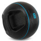 Медбол м'яч медичний дворучний з хватами LiveUp Medicine Ball LP8111-8 8кг чорний