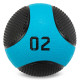 М'яч медичний медбол Medicine Ball LiveUp LP8112-2 2 кг чорний-синій