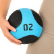 М'яч медичний медбол Medicine Ball LiveUp LP8112-2 2 кг чорний-синій