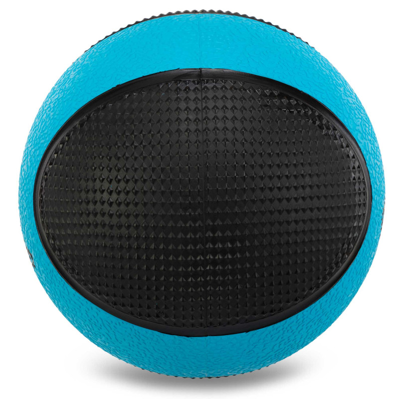 М'яч медичний медбол Medicine Ball LiveUp LP8112-4 4 кг чорний-синій