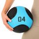 М'яч медичний медбол Medicine Ball LiveUp LP8112-4 4 кг чорний-синій