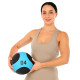 М'яч медичний медбол Medicine Ball LiveUp LP8112-4 4 кг чорний-синій
