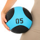 М'яч медичний медбол Medicine Ball LiveUp LP8112-5 5кг чорний-синій