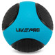 М'яч медичний медбол Medicine Ball LiveUp LP8112-6 6кг чорний-синій