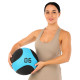 М'яч медичний медбол Medicine Ball LiveUp LP8112-6 6кг чорний-синій