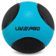М'яч медичний медбол Medicine Ball LiveUp LP8112-7 7кг чорний-синій