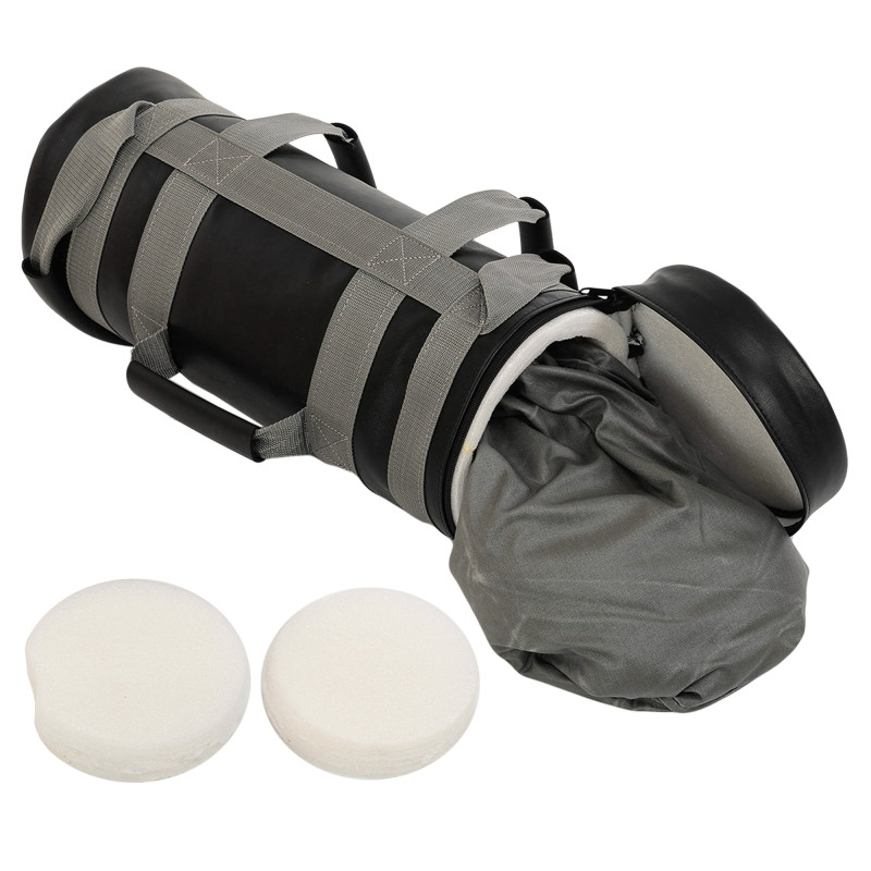 Мішок обтяжувач для функціонального тренінгу Power Bag LiveUp LP8120-25 25кг чорний-сірий