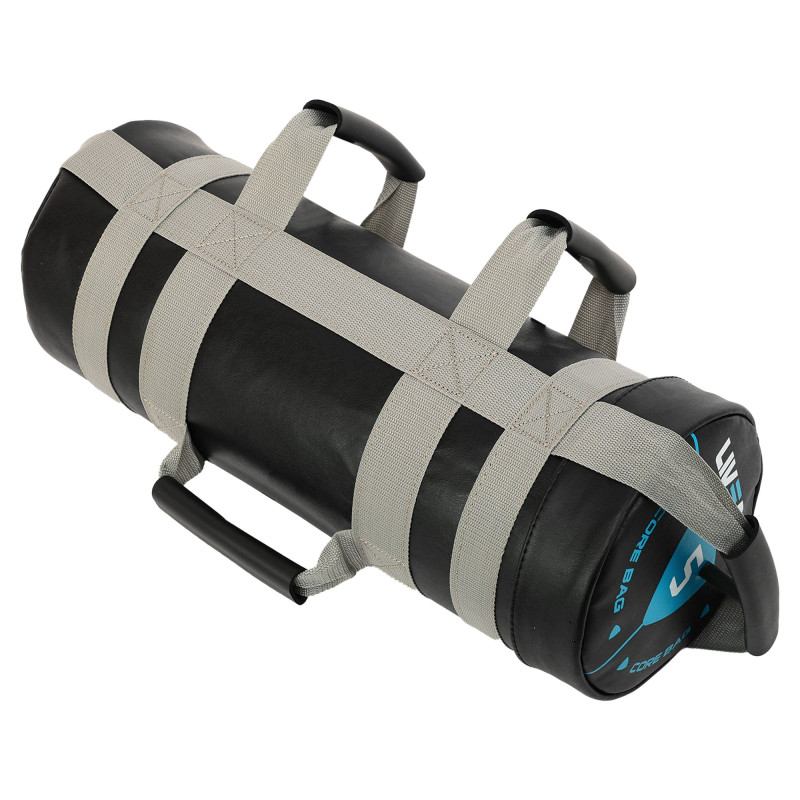 Мішок обтяжувач для функціонального тренінгу Power Bag LiveUp LP8120-5 5кг чорний-сірий