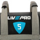 Мішок обтяжувач для функціонального тренінгу Power Bag LiveUp LP8120-5 5кг чорний-сірий