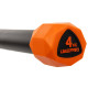 Бодібар Body Bar LiveUp LP8145-4 вага 4кг чорний-червоний