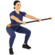Бодібар Body Bar LiveUp LP8145-4 вага 4кг чорний-червоний