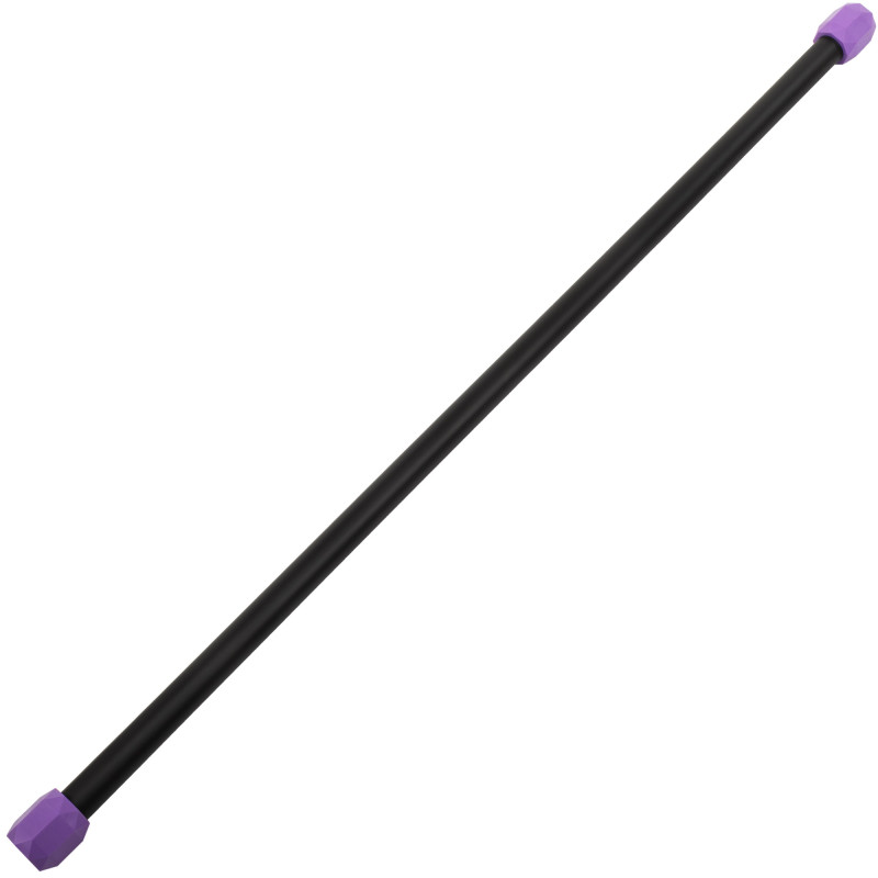 Бодібар Body Bar LiveUp LP8145-5 вага 5кг чорний-фіолетовий