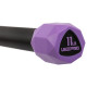 Бодібар Body Bar LiveUp LP8145-5 вага 5кг чорний-фіолетовий