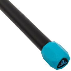 Бодібар Body Bar LiveUp LP8145-6 вага 6кг чорний-синій