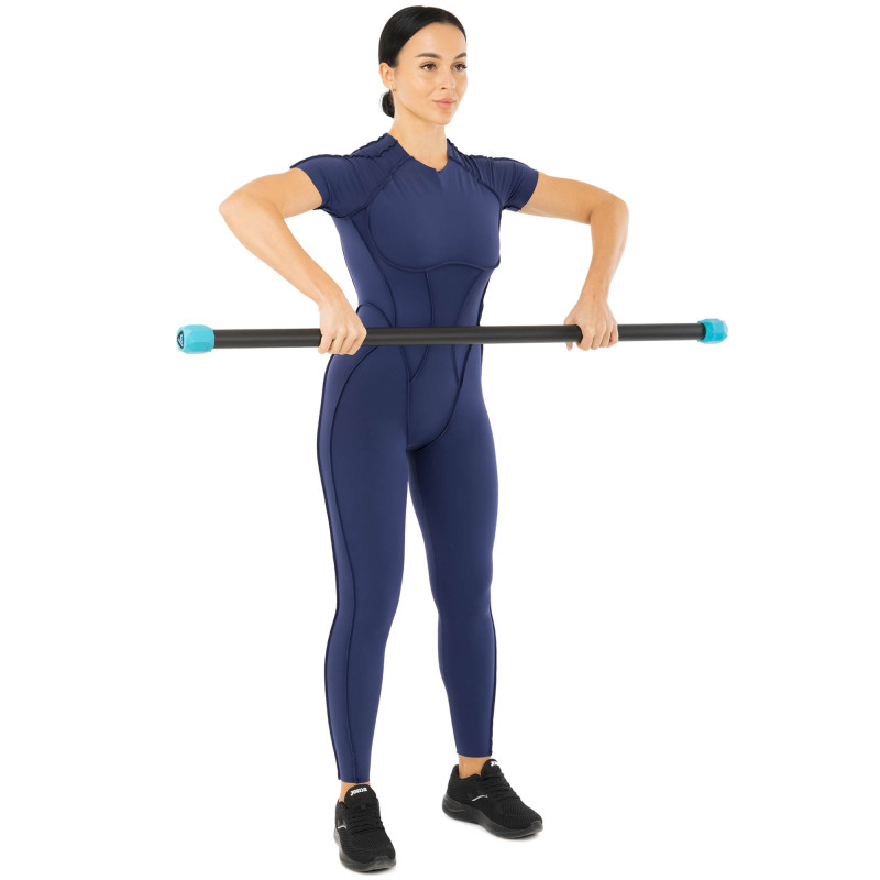 Бодібар Body Bar LiveUp LP8145-6 вага 6кг чорний-синій