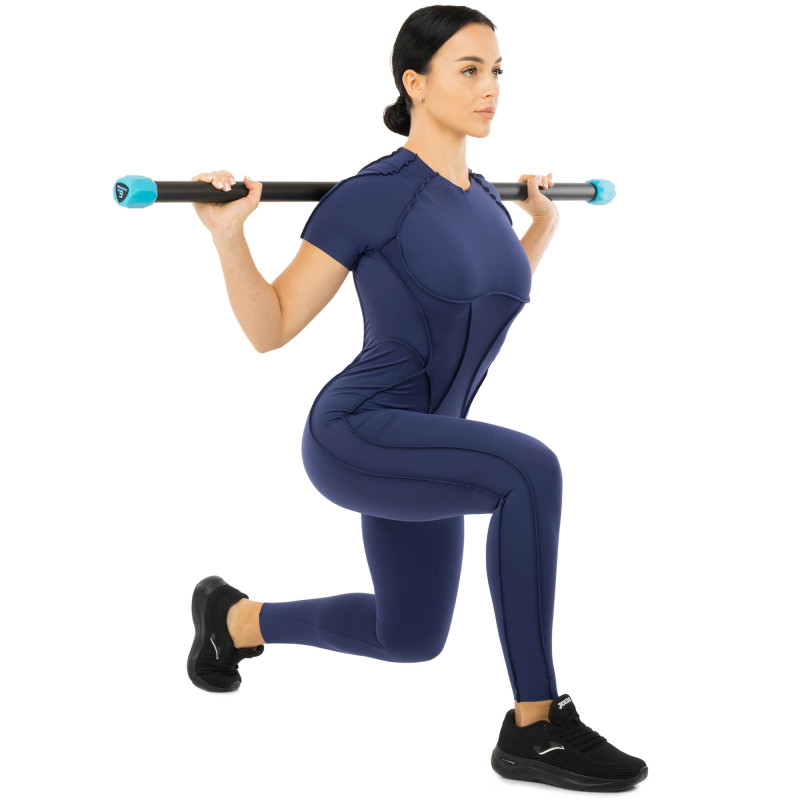 Бодібар Body Bar LiveUp LP8145-6 вага 6кг чорний-синій