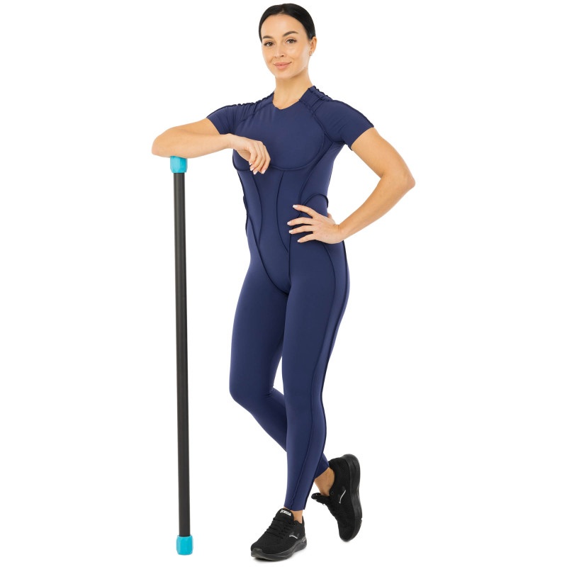 Бодібар Body Bar LiveUp LP8145-6 вага 6кг чорний-синій