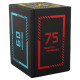 Бокс пліометричний тумба для кросфіту Пліобокс SOFT PLYO BOX LiveUp LP8155 1шт 50х60х75см чорний