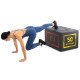 Бокс пліометричний тумба для кросфіту Пліобокс SOFT PLYO BOX LiveUp LP8155 1шт 50х60х75см чорний