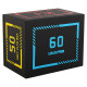 Бокс пліометричний тумба для кросфіту Пліобокс SOFT PLYO BOX LiveUp LP8155 1шт 50х60х75см чорний