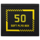 Бокс пліометричний тумба для кросфіту Пліобокс SOFT PLYO BOX LiveUp LP8155 1шт 50х60х75см чорний