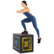 Бокс пліометричний тумба для кросфіту Пліобокс SOFT PLYO BOX LiveUp LP8155 1шт 50х60х75см чорний